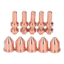 10 Pcs Electrode Tip Kit for Plasma Cutter 256026 249929 XT60 Brass
