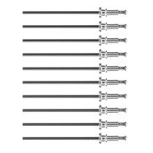 10PCS Metal Window Trim Spot Weld Clips Universal Replacement Rivets