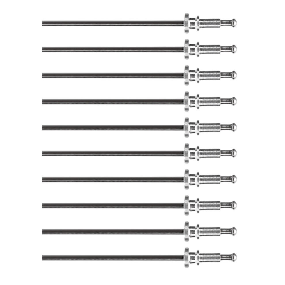 10Pcs Metal Window Trim Spot Weld Clips Universal Replacement Rivets 7651389514089