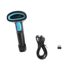 2.4G Wireless Barcode Scanner 2000mAh USB Handheld