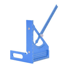 Aluminiumlegierungs-Semi-Kreisbogen-Winkelmesser 0-180 Blau Zimmermannslineal