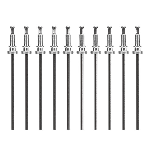10PCS Metal Window Trim Spot Weld Clips Universal Replacement Rivets 2