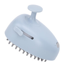 Pet Spray Brush for Cats - Multi-Functional Hair Removal & Massage, Blue, 11x8cm