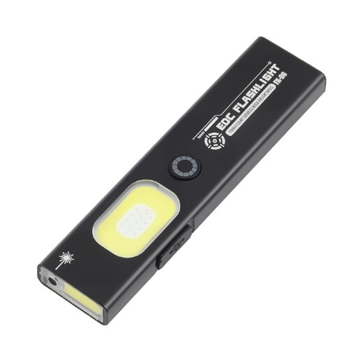 EDC Flashlight Magnetic Flashlight High Lumens Work Light  Rechargeable Pocket Light for Home,Garage and Emergency,B