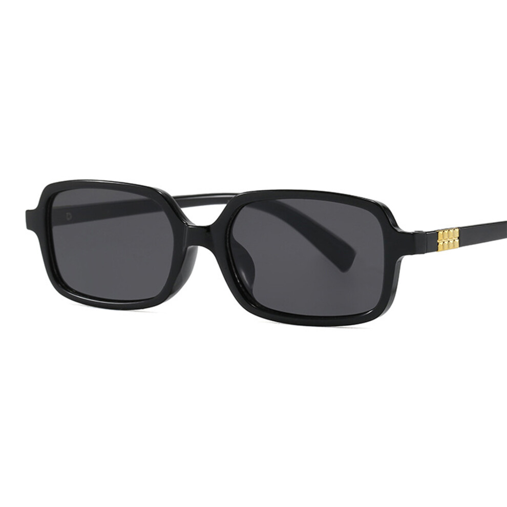 Dachuang Beauty (Bright Black Gray) Trendy Uv Protection Square Sunglasses For Women