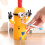 Automatic Toothpaste Dispenser with Toothbrush Holders19x8x8cm ABS for Bathroom Featuring Cute Cartoon Pattern 5