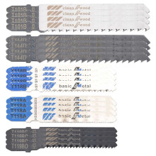20 PCS Jigsaw Blades Set, Assorted T-Shank Replacement Jig Saw Blades Set for Cutting Wood and Metal
