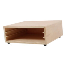 Compact Storage Organizer Box 26x22x11.5cm Multi‑Purpose Travel Case for Kids Animal Puzzle Sets