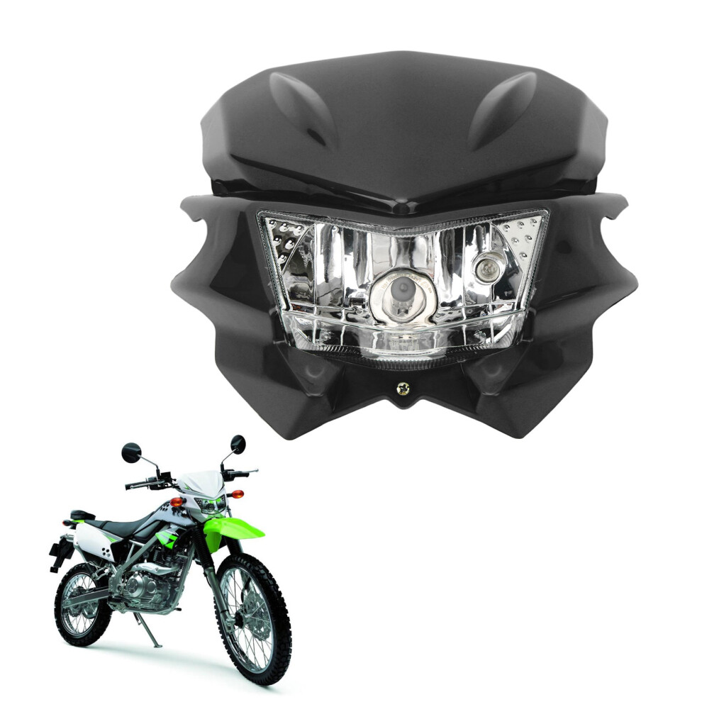 Motorcycle Led Headlight H4 Waterproof 35W For Klx 110-450R Wrf Black 9401389516525
