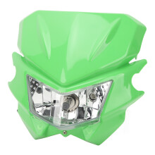 Proiettore anteriore per moto H4 LED impermeabile 12V verde per KLX 150 250 450R