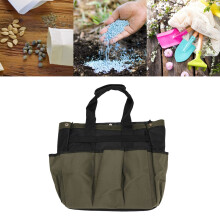 grüne 600D Werkzeugtasche, 12,0x6,0x12,0 Zoll, PE-Platte