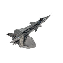 3D Metal Puzzle J20 Fighter Model Kit, Durable Stainless Steel Aircraft, Advanced DIY Collectible