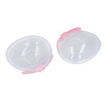 2 pièces gobelets de collecte du lait maternel coquilles d’allaitement en silicone anti-fuites 11 cm
