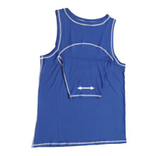 Club Swing Training Vest Blue M Nylon Arm & Body Posture Exercise Shirt