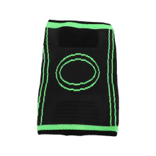 Breathable Knee Brace Compression Support Sleeve Men Women L Black Fluorescent Green