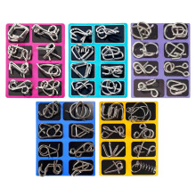 Metal Wire Puzzle Brain Teaser Toy for Adults and Kids, Durable Metal Build, Brain Training Challenge