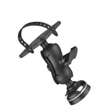 Fish Finder Mount with 360 Rotation, Nylon, 18x10x7cm Black