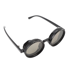 ND2-400 52 mm runde polarisierte Sonnenbrille, schwarz