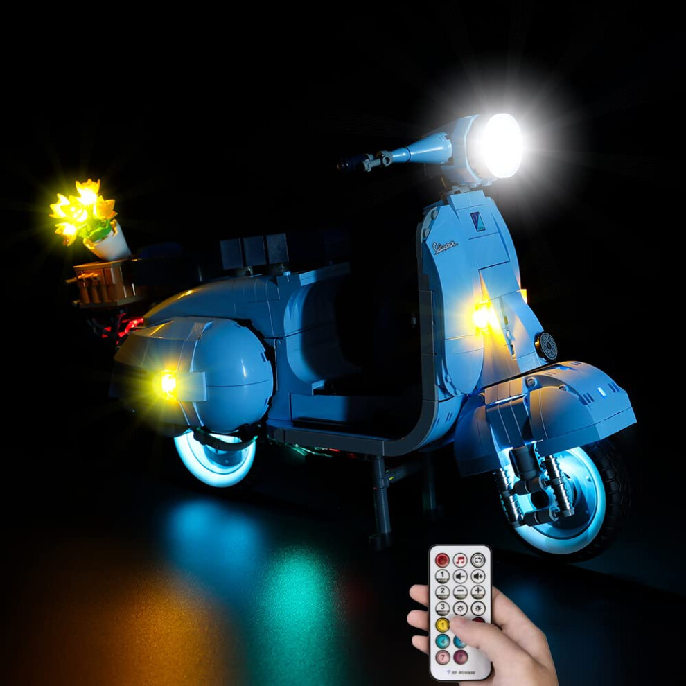 Led Kit Rc Version For Vespa 125 Creator Expert 10298 With Realistic Illumination Light 9169991556185
