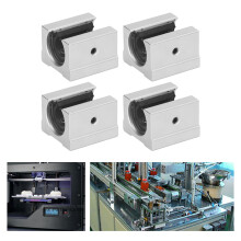Kugellagerführungen aus Aluminiumlegierung, 4 Stück, SBR16UU, Linearbewegung, offene Bauart