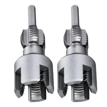 2 Pcs Pipe Thread Tool for 1/2 Inch PVC Pipe, Electric Drill Compatible