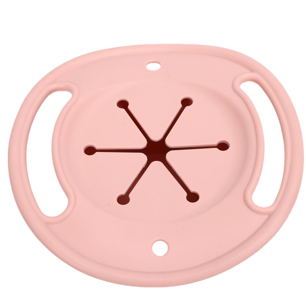 Cute Cowboy Hat Silicone Snack Cup - Spill Proof, Light Rosy, 15x15.5x7.5cm