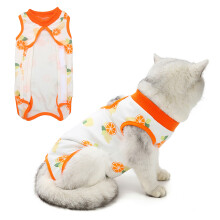 XL Cat Recovery Wraps Breathable Cotton Suit Prevent Licking Post-Surgery