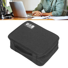 Borsa per caricatore con cavo dati ad alta capacità 24,5x18,5x10 cm nero