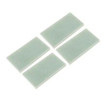 4 pièces de pales de pompe à vide pour machine à lait 100x37x5mm fibre de verre