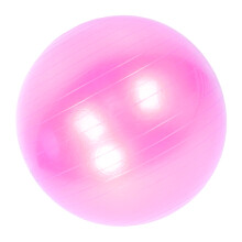 Extra dickes PVC-Fitnessball Anti-Burst Rosa Pumpe