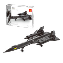 SR71 Blackbird Model Building Block Airplane Kit 183pcs StealthInspired Jet Fighter Gift for Kids and Teens