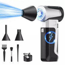 Turbo Jet Fan Electric Dust Blower 160000RPM High Speed Brushless Motor 52m/S Adjustable Handheld Violent Fan