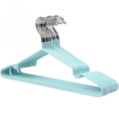 Heavy-Duty Clothes Hangers – Plastic-Coated Metal, Pack 1