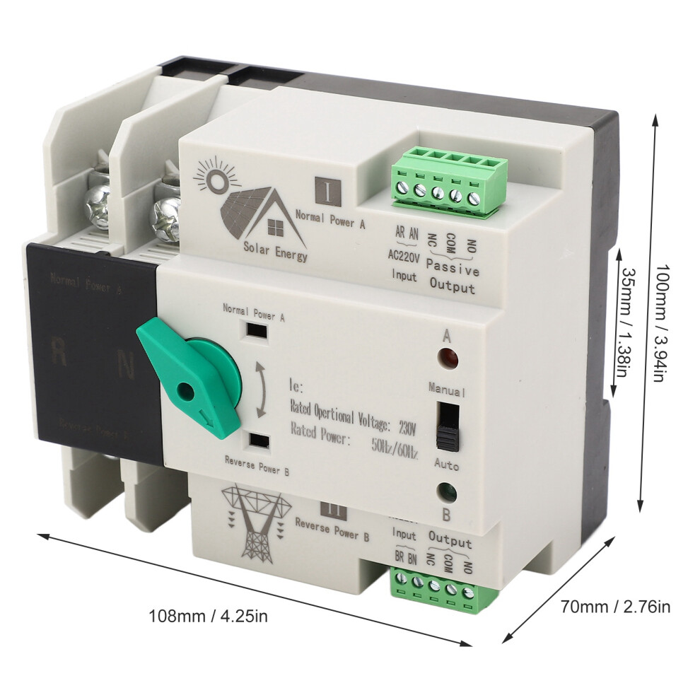 2P Dual Power ATS 100A Fast Switching