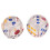 2Pcs Transparent Plastic Dice 3.5cm for Board & Educational Games 1