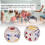 2Pcs Transparent Plastic Dice 3.5cm for Board & Educational Games 5