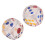 2Pcs Transparent Plastic Dice 3.5cm for Board & Educational Games 6