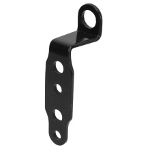 Stainless Steel 10 Inch Scooter Headlight Bracket with 12mm Hole, Black