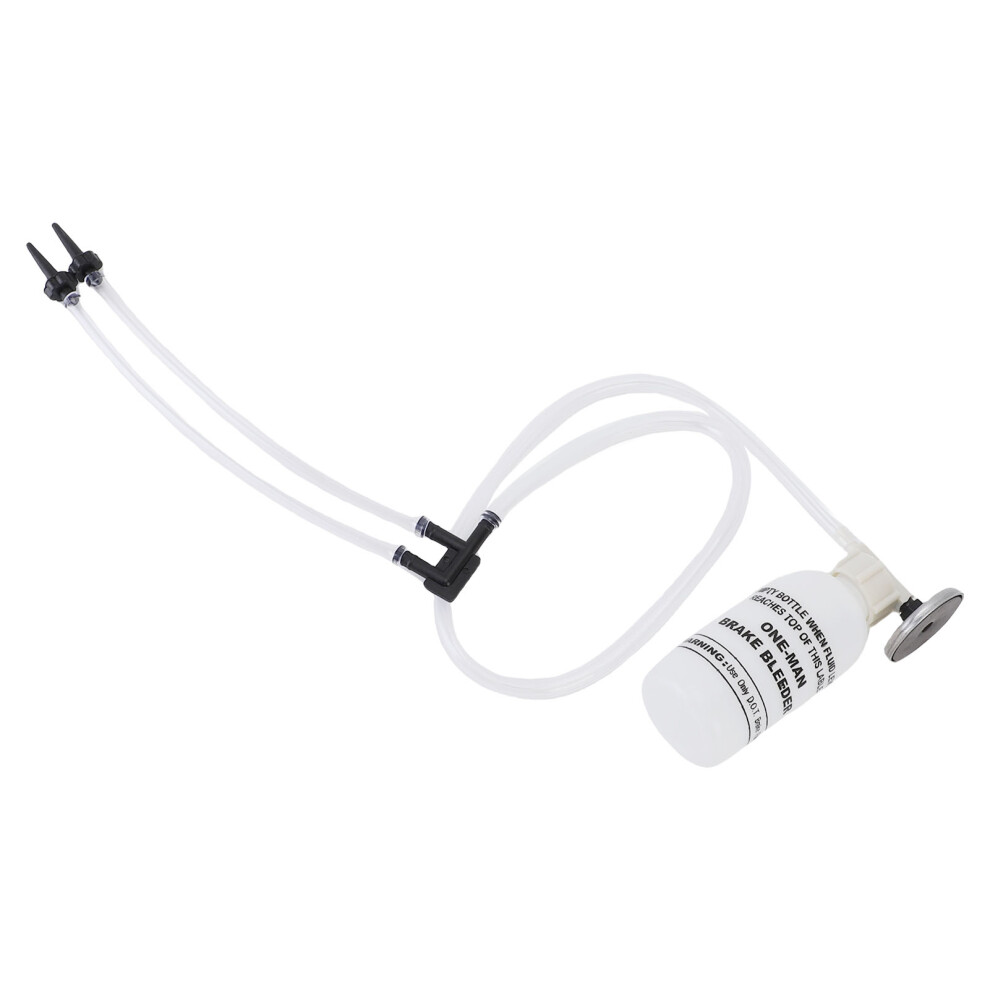 One Man Brake Bleeder Kit With 3 Hoses, 10.4X4.5x3.8cm Bottle 4141389526449