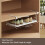 Expandable Under-Shelf Shoe Rack for Closet(1-Pack) - Adjustable Under Shelf Storage Organizer, No-Tool Installation 7