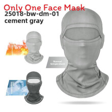 (Gray)Copri viso equitazione unisex con tecnologia che cambia colore per appassionati di ciclismo