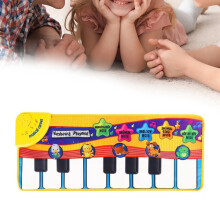 Baby-Musikspielmatte Kinder Klavier Bodenspielzeug - 70x30cm, Leicht & Spaßig