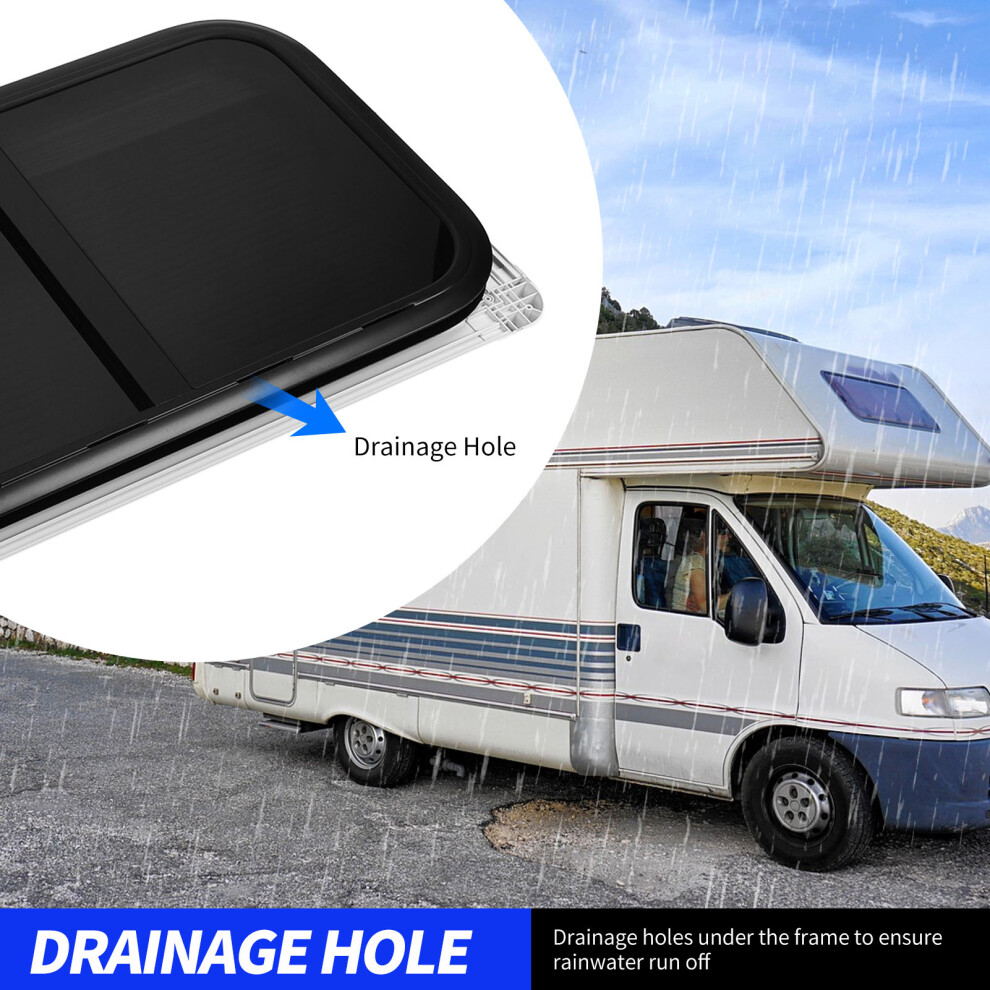 800X500mm Camper Sliding Window Uv 7293282647909