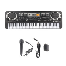 Kids Piano Keyboard 61Key Digital Piano with Microphone, Learning Layout, USB Plug for Beginners