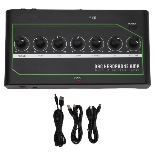 Aluminum Alloy Bluetooth Earphone Amplifier with Multiple Inputs 1