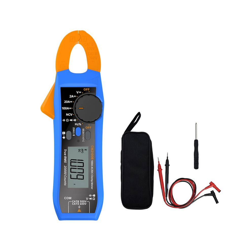 Cm2100b Clamp Meter 100A 600V Ac/ Meter 20000 Counts True Rms Capacitance Resistance Diode Clamp Multimeter 4714078989247