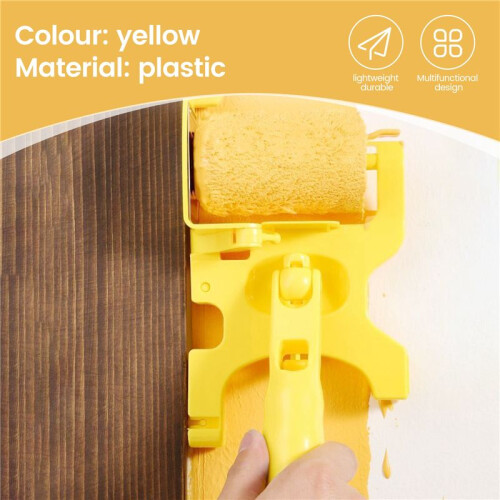 11Pcs Paint Roller Brush Set Multifunctional Hand-Held Clean-Cut Paint Edger Roller Brush Portable Home Improvement Tool 2