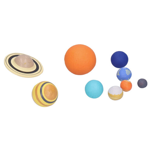 Solar System Model 9pcs Planet Set with Clear Visualization for Classroom and Homeschool Astronomy