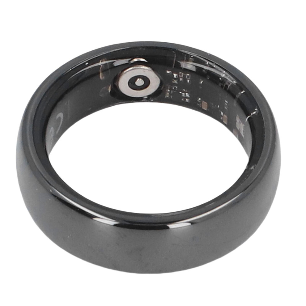 Smart Health Ring 5Atm Rainproof Ceramic 20.6Mm With 20Mah Battery Black 9331389528849