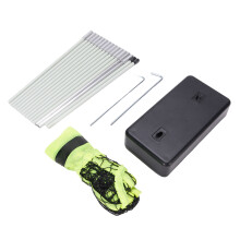Portable Badminton Net with Freestanding Base, Green, 3.0m